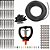 Kit Irrigação Micro Aspersão Completo Escolha Vazão - 50Und - Imagem 1
