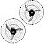Ventilador de Parede Sprint 155W 60cm Preto Bivolt - 2 Und - Imagem 1