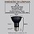Lâmpada Preta Led Par20 Luz Amarela 2700K 7W Bivolt Avant - Imagem 5