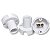 Bocal Soquete Branco Base E14 Fixo de Teto 1A 250V MT2023 - Imagem 1