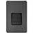 Balizador LED Wash Effect 2W Âmbar 2700K Bivolt Preto 8x12cm - Imagem 3