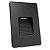 Balizador LED Wash Effect 2W Âmbar 2700K Bivolt Preto 8x12cm - Imagem 1