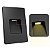 Balizador LED Wash Effect 2W Âmbar 2700K Bivolt Preto 8x12cm - Imagem 2