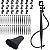Kit 50 und Microaspersor SD 70 LPH Microtubo + Haste + AD3 - Imagem 1