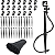 Kit 50 und Microaspersor SD 50 LPH Microtubo + Haste + AD3 - Imagem 1