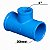 Tê Soldável Rosca DN50mm X 1" Derivação Rosca PVC Irrigação - Imagem 3
