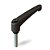 Alavanca trava 108 M16X50MM Zamac Preta - Imagem 1