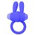 Anel Peniano Com Estimulador de Clitóris Coelho E Vibração Única Azul - Youvibe - Imagem 3