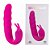 Vibrador Strapless E 10 Modos de Vibração Rosa - APHRODISIA RIBBED DUAL STIMULATOR - Imagem 1