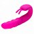 Vibrador Strapless E 10 Modos de Vibração Rosa - APHRODISIA RIBBED DUAL STIMULATOR - Imagem 4