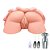 Masturbador Forma De Bunda Com Vagina e Ânus E Detalhe Saia Alto Relevo - BAILE - Imagem 2