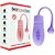 Cápsula Vibratória Forma de Urso com 10 Modos de Vibração Roxo - Bear Love Egg - Imagem 1