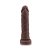 Capa Peniana Extensora 5 cm em Cyberskin 18 x 4 cm Chocolate - Lust Of Love Toys - Imagem 2