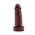 Capa Peniana Extensora Em Cyberskin Chocolate 13 Cm X 3,5 Cm - Imagem 1