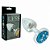 Plug Anal Grande Cromado ABS Cravejado Azul 7,2 X 4 Cm - HARD LESS - Imagem 1