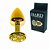 Plug Anal Metal Cravejado Dourado Pequeno 6,5 X 2,5 Cm - Hard - Imagem 1