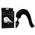 Plug Anal em Metal Preto Rabo Cauda Preta Fetiches - HARD - Imagem 1
