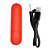 Mini Cápsula Vibratória Aveludada Recarregável 10 Modos de Vibração Vermelho - Intt Luxury - Imagem 3