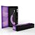 Estimulador De Ponto G Em Vidro Com Silicone Roxo - Key Comet Wand - Imagem 2