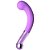 Estimulador De Ponto G Em Vidro Com Silicone Roxo - Key Comet Wand - Imagem 4