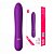 Mini Vibrador em Silicone Aveludado Com 5 Modos de Vibração Roxo - Lilo - Imagem 1