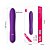Mini Vibrador em Silicone Aveludado Com 5 Modos de Vibração Roxo - Lilo - Imagem 3