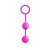 Bolas com Peso para Pompoar em Silicone Soft Touch Rosa - Lovetoy Kegel Ball - Imagem 2