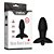 Plug Anal Cônico em Silicone com 10 Tipos de Vibração Preto - Lovetoy - Imagem 1