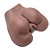 Masturbador em Forma de Bunda em Cyberskin com Vagina e Ânus Chocolate - Lust Of Love - Imagem 2