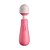 Massageador Corporal com 2 Modos de Vibração Cabeça Flexível Rosa 15 X 3 Cm - Imagem 2