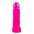 Pênis Realístico Grande, Escroto, Glande Definida e Veias Saliente Rosa Neon 17 X 5 Cm - Imagem 1