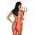 Fantasia Mini Diabinha Tule Calcinha Com Rabo Vermelho - Lingerie Pimenta Sexy - Imagem 2