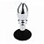 Plug Anal Formato de Cone que Aumenta Gradualmente e Ventosa em Silicone - Imagem 3