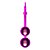 Plug Anal em Soft Touch com 2 Esferas em Tamanhos Gradativos 22,5 cm - Pretty Love Balls - Imagem 4