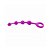 Cordão com 5 Bolas Tailandesas Graduais em Silicone Roxo - Pretty Love Beeds II - Imagem 3