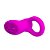 Anel Peniano em Silicone Com Vibração Única Roxo - Pretty Love Cobra - Imagem 4