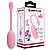 Cápsula Vibratória Por Aplicativo E Choque Elétrico Rosa Claro - Pretty Love Doreen - Imagem 1