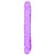 Prótese Dupla Penetração Glande Definida Veias Salientes e Textura Roxo - Purple - Imagem 2