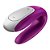 Vibrador Para Casal Com 10 Modos de Vibração Roxo - Satisfyer Double Fun - Imagem 3
