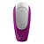Vibrador Para Casal Com 10 Modos de Vibração Roxo - Satisfyer Double Fun - Imagem 7