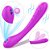Vibrador De Clitóris E De Ponto G Com Vértebras Vibração E Sucção Roxo - S-Hande Charming - Imagem 7