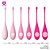 Kit de Pompoarismo Kegel Balls em Silicone 6 Pesos Rosa -  S-Hande Egg - Imagem 3