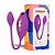Vibrador Ponto G E Clitóris Com 10 Modos Vibração e 7 Modos Estimulação Roxo - Imagem 1
