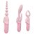 Vibrador Ponto G com 3 Opções de Capas Rosa - Elfgame - Imagem 2