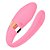 Vibrador Casal Com Pontas Duplas 10 Vibrações Controle Remoto Rosa - Imagem 4