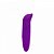 Vibrador Ponto G Golfinho Toque Aveludado Roxo - Imagem 2