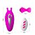 Vibrador Casal Coelho Com 12 Vibrações e Controle Remoto Roxo - Bill - Imagem 4