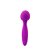 Massageador Recarregável Formato De Cogumelo E 10 Modos De Vibração Roxo - Carl - Imagem 2