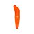 Mini Vibrador Estimulador de Ponto G e Clitóris Liso Única Vibração Laranja - Imagem 2