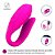 Vibrador Casal Recarregável Cerdas Estimuladoras 12 Vibrações Rosa - Imagem 4